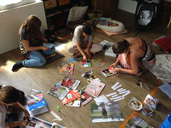 creativite vision board scrapbooking